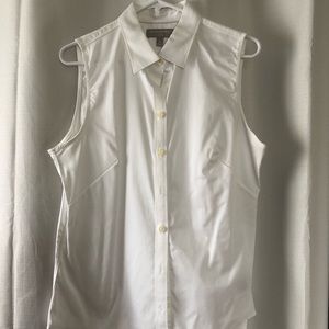 Banana Republic sleeveless button up